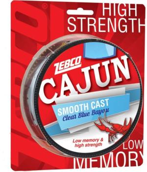 Zebco Cajun Monofilament Filler, Clear Blue, 330yd8lb, CLCASTF8C.CP4