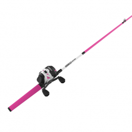 Zebco Roam 3SZ Pink 6 ft M Spincast Rod and Reel Combo - Spincast Combos at Academy Sports