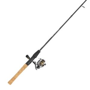Quantum Strategy Spinning Rod and Reel Combo, 6ft 0in, Medium-Light, Fast, 1, 5.2-1, 5+1, Size 10, Ambidextrous, Silver/Gold, SR10601MLA.NS4