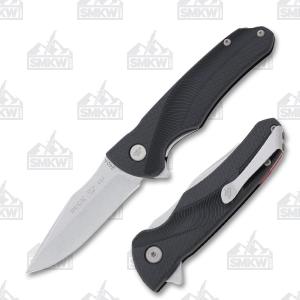 Buck 840 Sprint Select Black Linerlock 420 HC Stainless Steel Blade Glass Filled Nylon Handle.