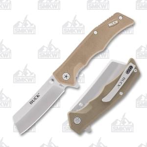Buck Trunk Tan G-10 Linerlock
