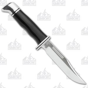 Buck 117 Brahma Black Phenolic Fixed Blade