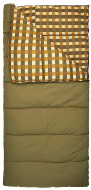 Slumberjack South Fork Sleeping Bag, 15/25 Deg, Olive, Long, 51734920OV