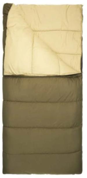 Slumberjack Middle Fork Sleeping Bag, 20/30 Deg, Olive, Long, 51735220OV