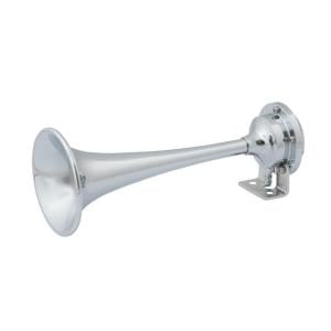 Marinco Chrome Plated Single Trumpet Mini Air Horn 12V, 10107