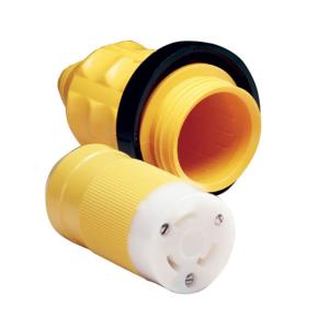 Marinco 30A Female Connector w/Cover & Rings 305CRCN.VPK, 305CRCN.VPK