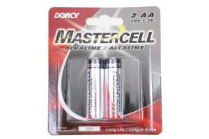 Mastercell Alkaline Batteries AA 2-Pack