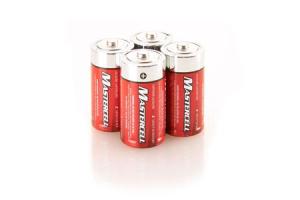 Mastercell C Alkaline Batteries 4 Pack