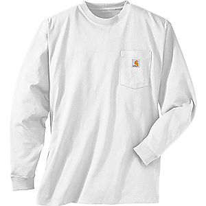Carhartt Men's Long-Sleeve Pocket T-Shirt Regular (Adult) - Dark Brown