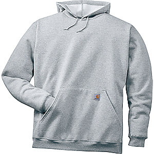 Carhartt Men's Midweight Hooded Sweatshirt Regular (Adult) - Heather Gray