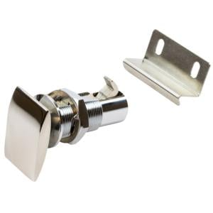 Sea-Dog Push Button Cabinet Latch - Rectangular, 225420-1