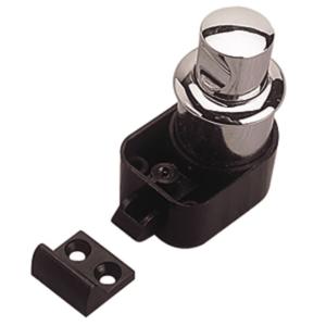 Sea-Dog Push Button Rim Latch - Polished Chrome, 226312-1