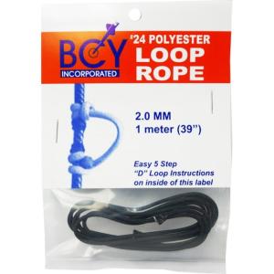BCY 24 D-Loop Material, 1m, Black, 1201339