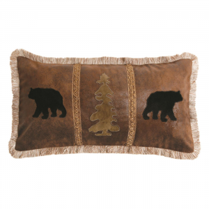 Carstens Bear/Tree/Bear Pillow 14 inchx26 inch