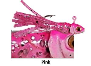 Gitzit Micro Little Tough Guy Jig, Pink, 1/25oz, 2 Pack, 16318