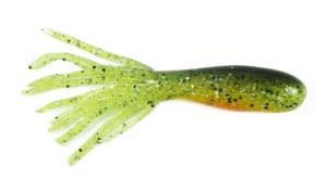 Gitzit Hard Time Minnow 2in Green Cht W/Org Belly, 82500