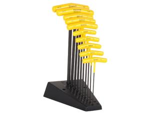 Bondhus T-Handle Ball End Hex Wrench Set With Stand SAE - 161126