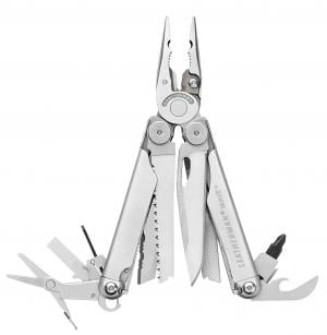 Leatherman Wave Plus Multi-Tool | Silver | Leather/Stainless Steel | LAPoliceGear.com