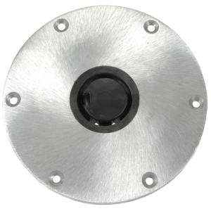 Springfield Marine Plug In Series Aluminum Post Base 9 Round, 9in Round, 1300750-1