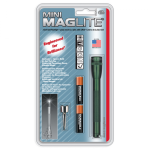 Mini Mag Aaa Hang Pack Green