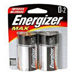 Energizer D Battery 2-pack