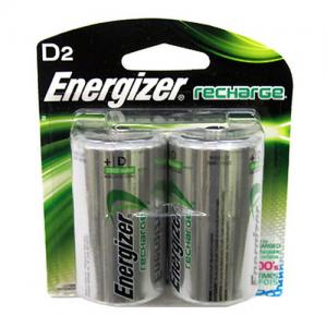 Energizer Recharge D 2-pack