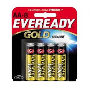 Eveready battery AA Gold 8pk a91bp-8 (039800030085)