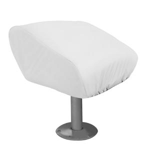 Taylor Made Folding Pedestal Boat Seat Cover - Vinyl White, 40220