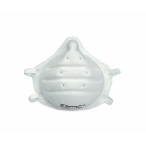 Honeywell Disposable Sanding & Insulation N95 Respirator Mask, 2-Pack, White, One Size, RWS-54024