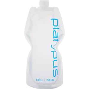 Platypus SoftBottle w/Closure Cap, Logo Blue, 1 L, 11530