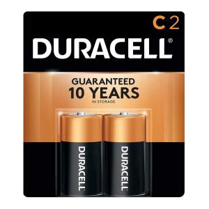 Duracell CopperTop C Alkaline Batteries (2-Pack)