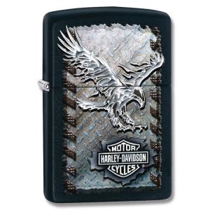 Zippo Harley Davidson Eagle Black Matte Lighter