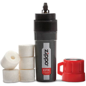 Zippo Lighters 30072 Emergency Fire Kit with Rugged ABS Plastic Construction