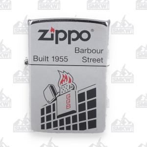 Zippo Barbour Street Chrome Lighter