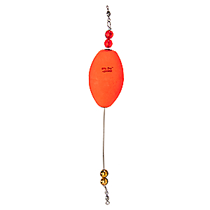 BETTS TACKLE CO Billy Bay Brass Weighted Click Clackers Oval - Red