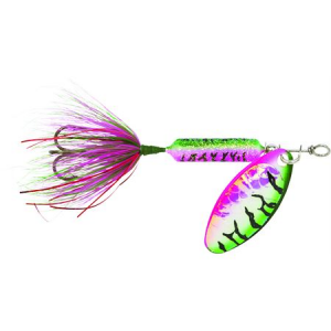 Yakima Rooster Tail Spinner 1/16 oz - Tinsel Rainbow Tiger