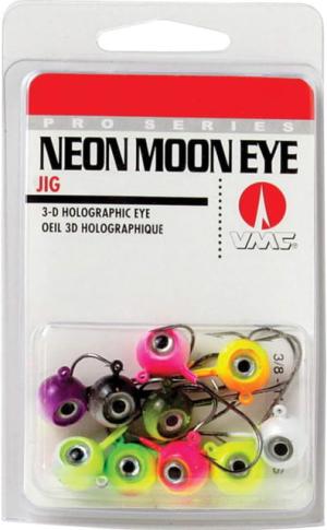 VMC Neon Moon Eye Jig Kit, Assorted, 1/16oz, NME116K-ASST