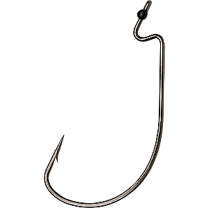 VMC WG#4/0BNPP Wide Gap Hook #4/0 Hook Size, Black/Nickel, Package of 6