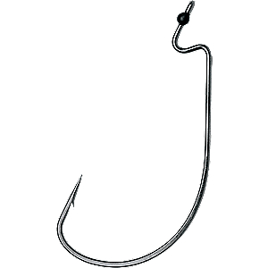 VMC WG#3/0BNVP Wide Gap Hook #3/0 Hook Size, Black/Nickel, Package of 25