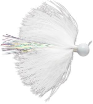 VMC Marabou Jig, White, 1/8oz, DM18-WHT