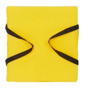 ONYX Throwable Foam Cushion, Yellow, 110200-300-999-12