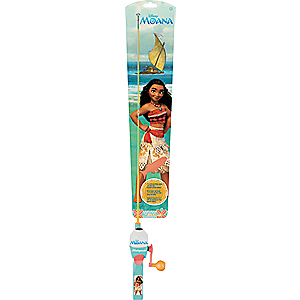 Shakespeare Disney Moana 2 ft 6 in Spincast Rod and Reel Combo Teal, 5 - Packaged Combos at Academy Sports