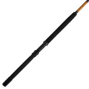 Ugly Stik Bigwater Stand Up Conventional Rod, Saltwater, Handle Type D, 6ft. Rod Length, Heavy Power, 1 Piece, 50-80lb, Black/Red/Yellow, BWSURT5080C60
