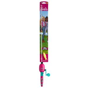 Shakespeare Mattel Barbie Beginner Kit, 3.1/1, 5, 2ft. 6in. Rod Length, Medium Power, 1 Piece Rod, BARBIEKIT-B