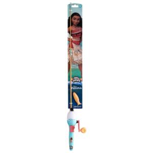 Shakespeare Disney Moana Beginner Kit, 3.1/1, 5, 2ft. 6in. Rod Length, Medium Power, 1 Piece Rod, MOANAKIT-B