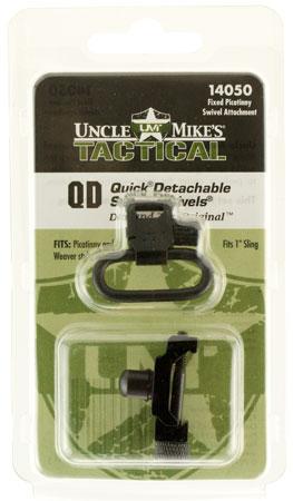 Uncle Mikes 14050 Fixed Quick Detach Sling Swivels Picatinny Attachments 1" Fits Weaver Style and Pi