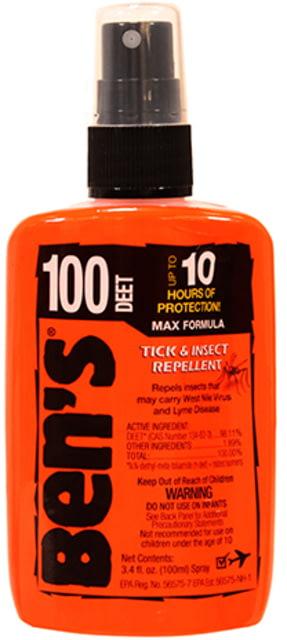 Ben's 100 Spray Uncarded, 3.4oz, Orange, 0006-7081