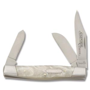Schrade Imperial Large Stockman Cracked Ice Folding Blade Pocket Knife, IMP14L