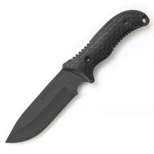 Schrade SCHF36 Frontier Fixed Blade Knife,5.05in,TPE Handle,Drop Point Plain w/Sheath SCHF36