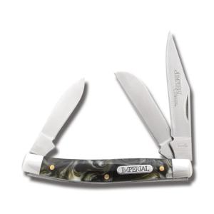 Schrade Cutlery Imperial Stockman 3.25” with Celluloid Handles and 3Cr13MoV Stainless Steel Blades Model IMP45
